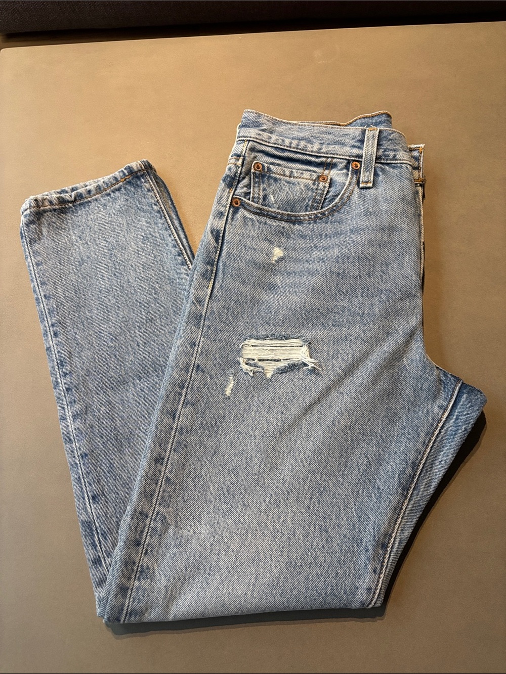 Levi’s Distressed 501 Skinny